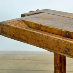 Pamono Oak and Pine Carpenter's Workbench, 1900s><noscript><img width=