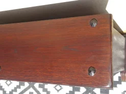 Pamono Oak and Wrought Iron Sideboard, 1950s><noscript><img width=