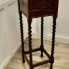 Pamono Oak Barley Twist Planter, 1890s> Planters And Jardiniere