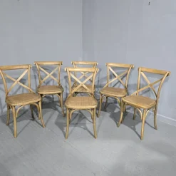 Pamono Oak Bentwood Dining Chairs, 1970s, Set of 6> Side Chairs & Dining Chairs