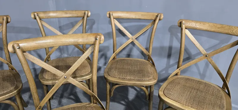 Pamono Oak Bentwood Dining Chairs, 1970s, Set of 6> Side Chairs & Dining Chairs
