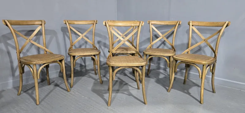 Pamono Oak Bentwood Dining Chairs, 1970s, Set of 6> Side Chairs & Dining Chairs