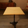 Pamono Oak Bistro Table with Cast Iron Base> Garden Tables