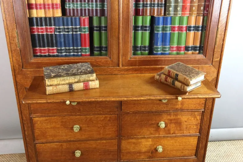 Pamono Oak Bookcase, 19th Century> Shelves & Wall Units