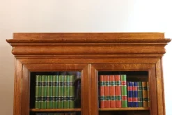 Pamono Oak Bookcase, 19th Century><noscript><img width=