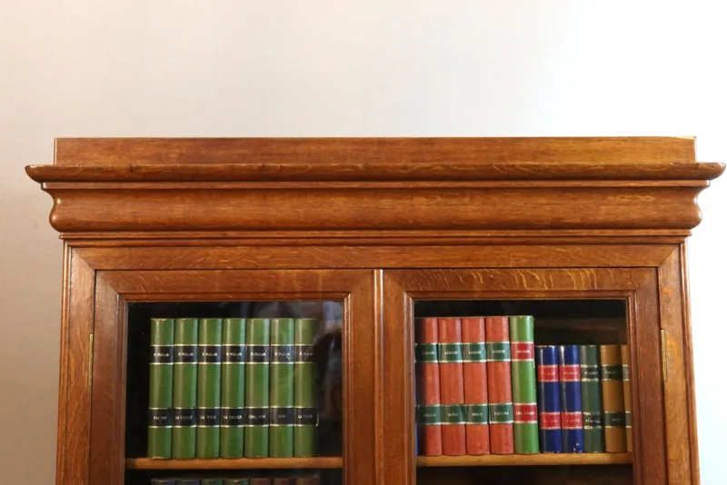 Pamono Oak Bookcase, 19th Century> Shelves & Wall Units