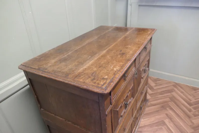 Pamono Oak Chest of Drawers or Garret Chest, 17th Century> Dressers, Commodes & Chests