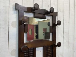 Pamono Oak Coat Rack, 1930s><noscript><img width=