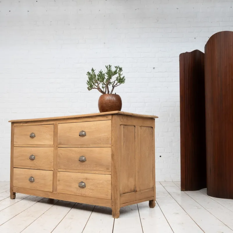 Pamono Oak Commercial Unit with Drawers, 1920s> Sideboards & Buffets