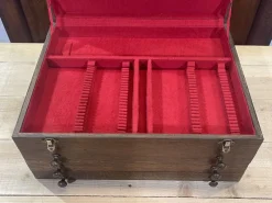 Online Pamono Oak Cutlery Box, 1950s