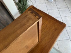 Online Pamono Oak Desk with Drawer and Removable Document Holder, 1950s