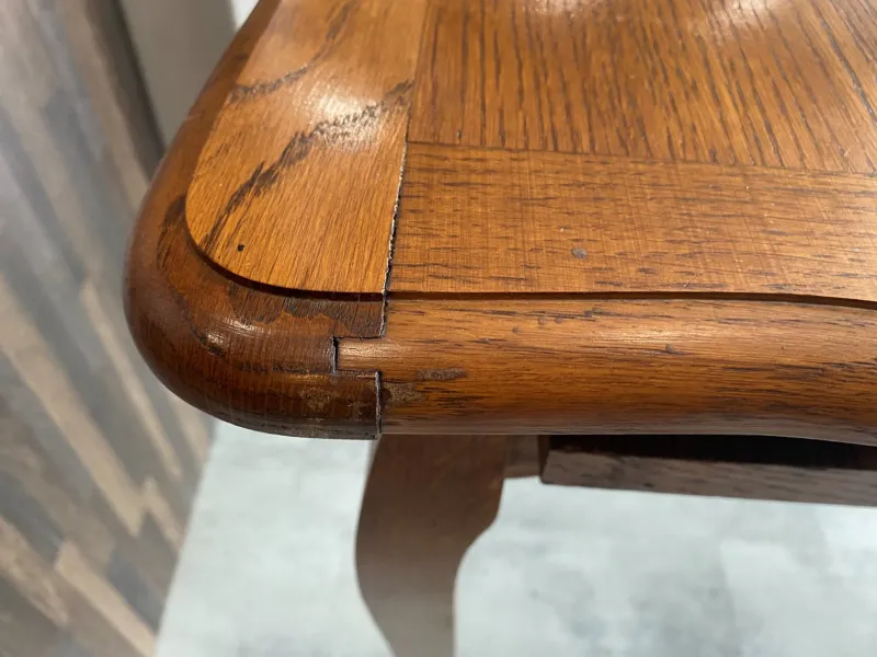 Online Pamono Oak Desk with Drawer and Removable Document Holder, 1950s