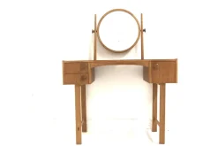 Pamono Oak Dressing Table, Sweden, 1960s><noscript><img width=
