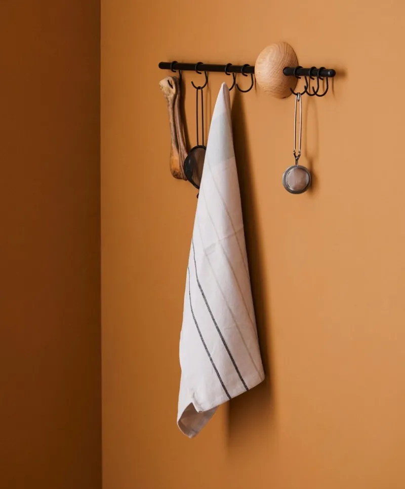 Pamono Oak Hoop Racks by Jeanette Holdgaard, Set of 2> Racks, Hooks & Valets