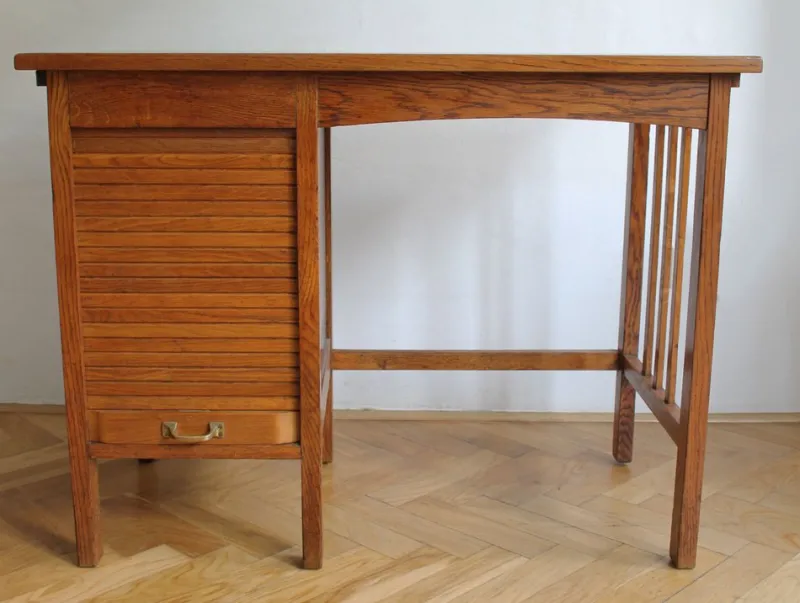 New Pamono Oak Jerry Child Desk, 1930s
