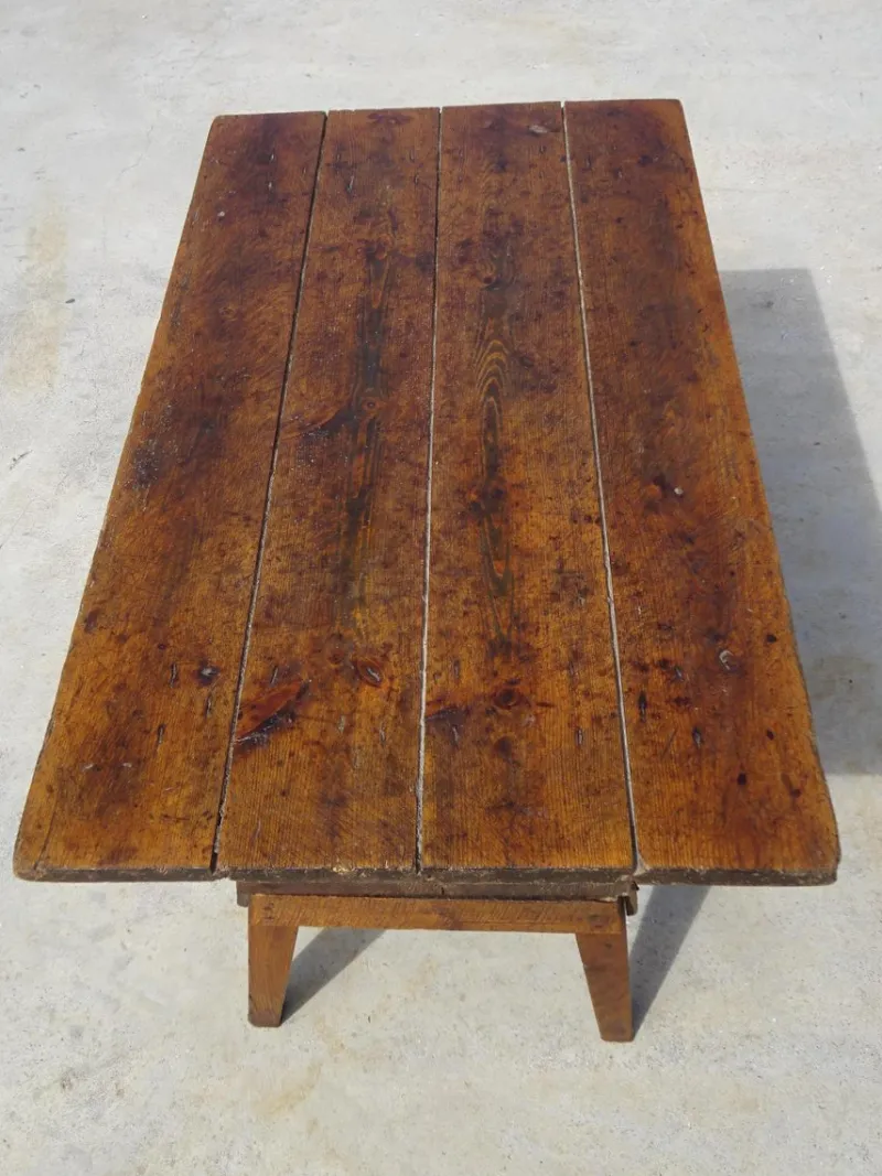 Pamono Oak Kneader on Removable Base, 1800s> Worktables & Workbenches