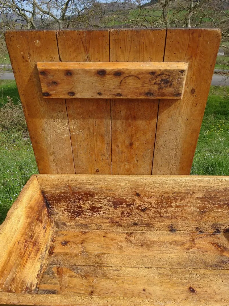 Pamono Oak Kneader on Removable Base, 1800s> Worktables & Workbenches