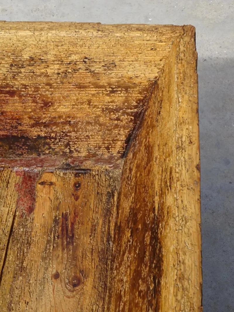 Pamono Oak Kneader on Removable Base, 1800s> Worktables & Workbenches