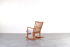 Online Pamono Oak Ml33 Rocking Chair by Hans J. Wegner for A/S Mikael Laursen, 1950s