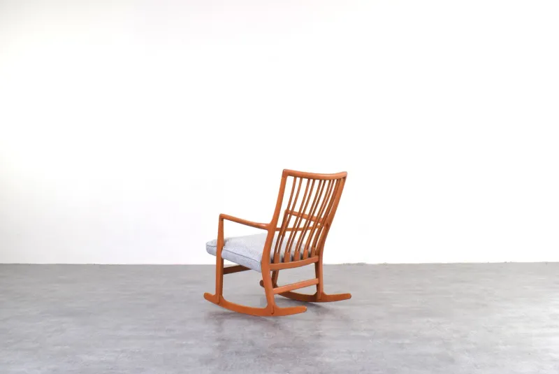 Online Pamono Oak Ml33 Rocking Chair by Hans J. Wegner for A/S Mikael Laursen, 1950s
