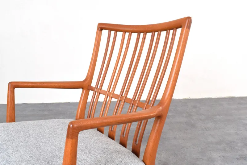 Online Pamono Oak Ml33 Rocking Chair by Hans J. Wegner for A/S Mikael Laursen, 1950s
