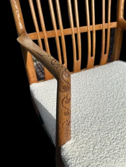 Sale Pamono Oak ML33 Rocking Chair by Hans J. Wegner for A/S Mikael Laursen, 1950s
