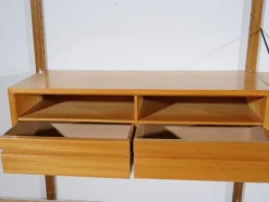Pamono Oak Modular Shelving System by Poul Cadovius, 1960s><noscript><img width=
