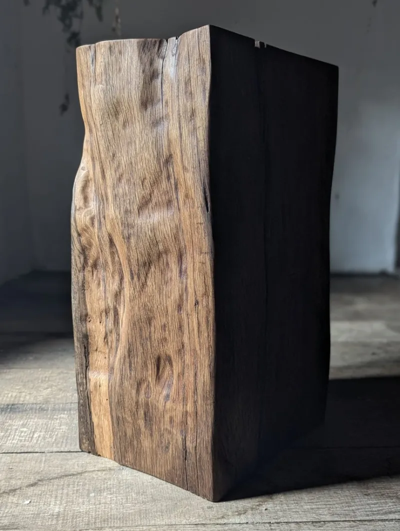 Pamono Oak Pedestal by Atelier Bloam> Pedestals And Columns