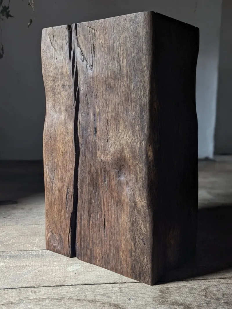 Pamono Oak Pedestal by Atelier Bloam> Pedestals And Columns