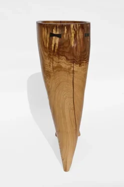 Pamono Oak Sculpture by Jörg Pietschmann><noscript><img width=
