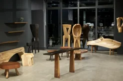 Pamono Oak Sculpture by Jörg Pietschmann><noscript><img width=