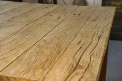 Best Pamono Oak Table with Brushed Finish, 1960s