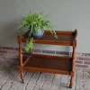 Pamono Oak Wooden Tea Trolley> Serving Bar Carts & Trolleys