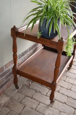 Pamono Oak Wooden Tea Trolley><noscript><img width=