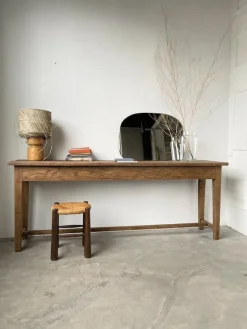 Pamono Oak Worktable or Console Table, 1950s> Worktables & Workbenches