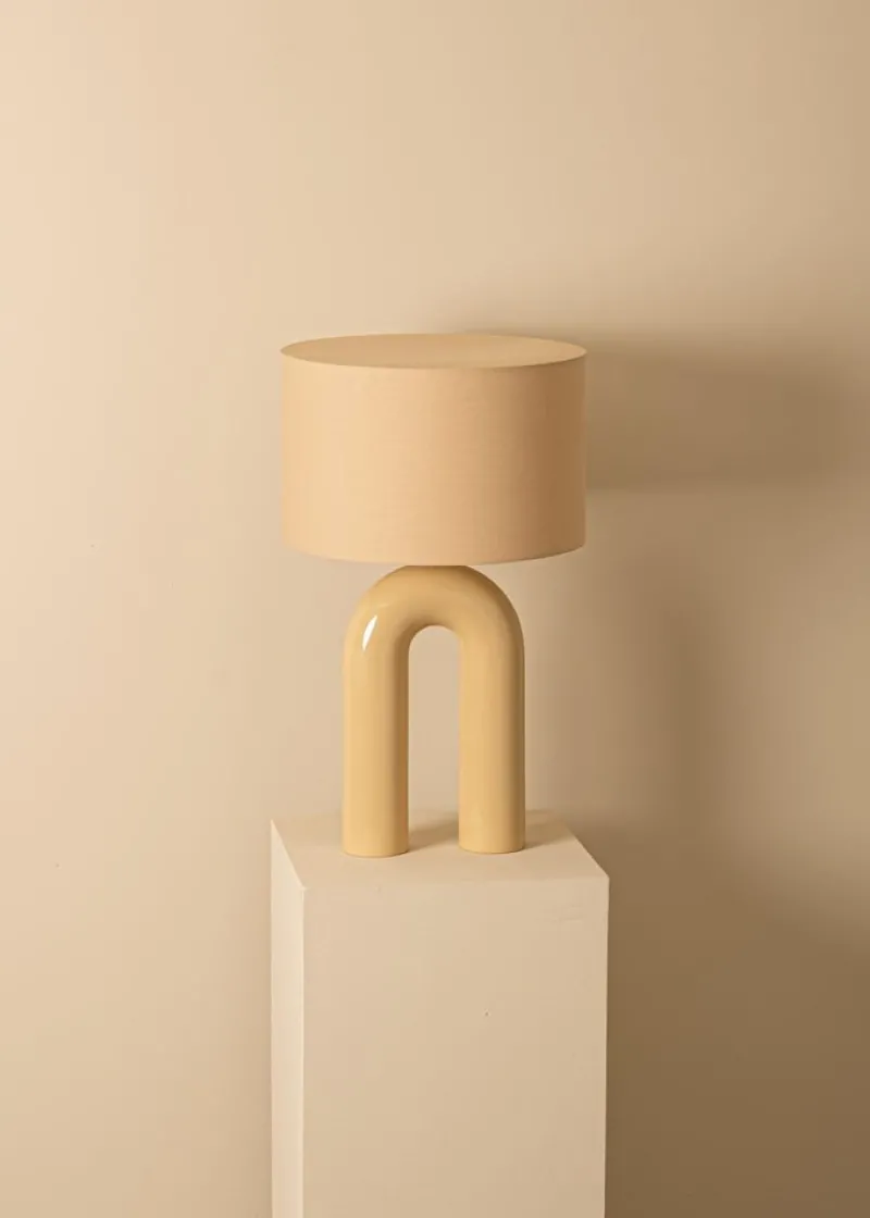 Pamono Oat Ceramic Arko Table Lamp by Simone & Marcel> Table Lamps