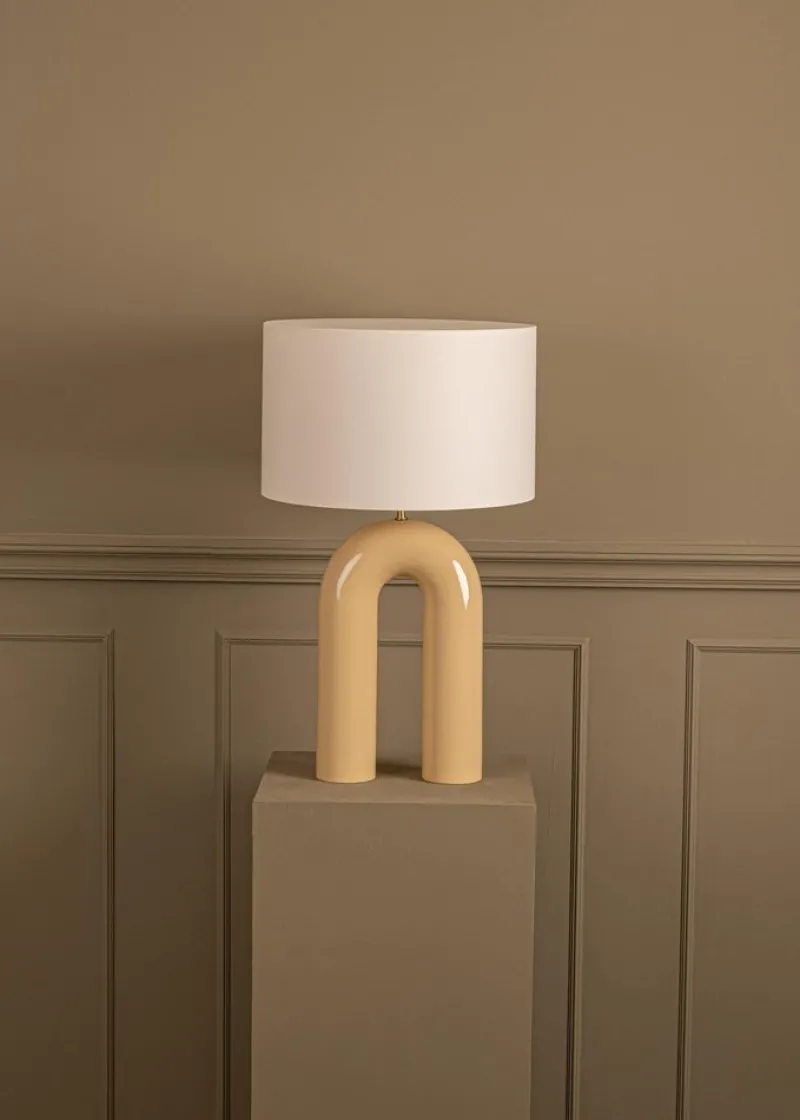 Pamono Oat Ceramic Arko Table Lamp by Simone & Marcel> Table Lamps