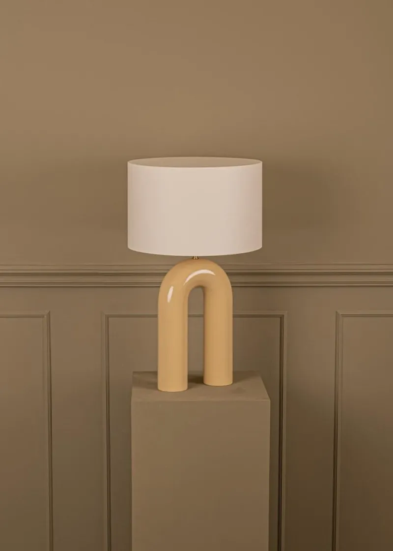 Pamono Oat Ceramic Arko Table Lamp by Simone & Marcel> Table Lamps