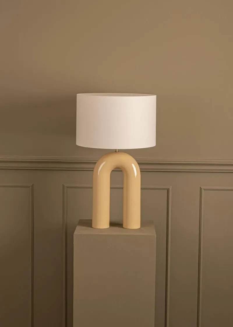 Pamono Oat Ceramic Arko Table Lamp by Simone & Marcel> Table Lamps