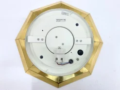 Pamono Octagonal Ceiling Lamp from Glashütte Limburg, 1970s><noscript><img width=