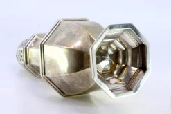 Pamono Octagonal Silver Sprinkler with Knob Lid and Base Grooves><noscript><img width=
