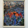 Pamono Octave Pirlet, Abstract Expressionist Composition, Painting