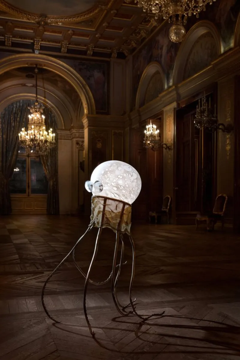 Pamono Octopus Floor Lamp Sculpture by Ludovic Clément Darmont> Floor Lamps