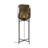 Pamono Oda Big in Smoky Grey and Black Floor Lamp by Sebastian Herkner for Pulpo> Floor Lamps
