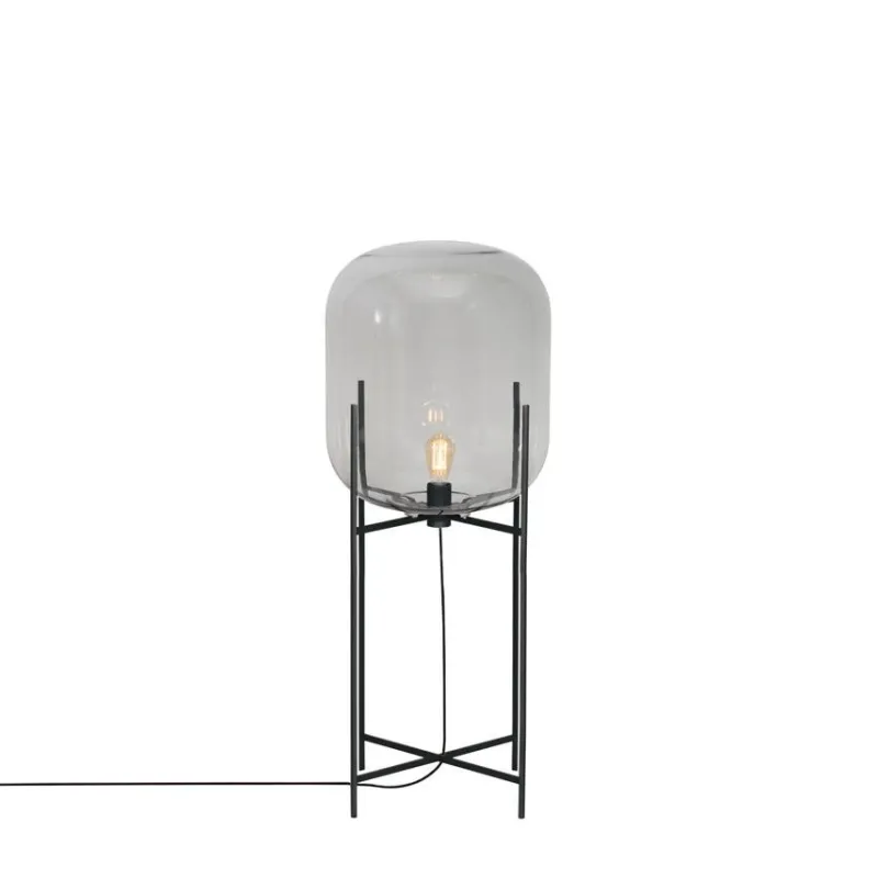 Clearance Pamono Oda Black Floorlight from Pulpo