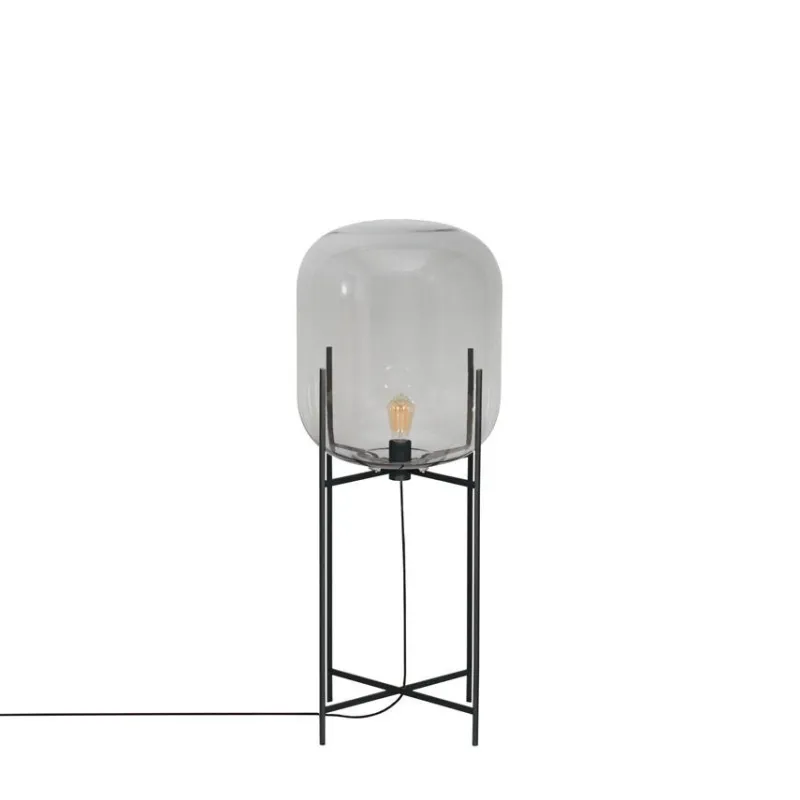 Clearance Pamono Oda Black Floorlight from Pulpo