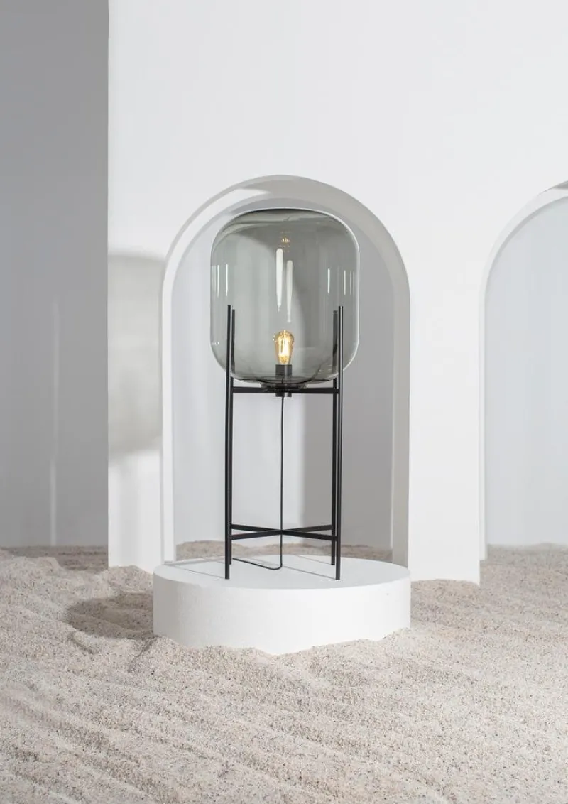 Clearance Pamono Oda Black Floorlight from Pulpo