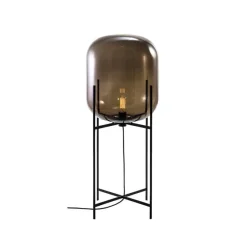 Pamono Oda in Between Smoky Grey Black Floor Lamp by Pulpo> Floor Lamps