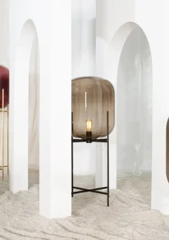 Pamono Oda in Between Smoky Grey Black Floor Lamp by Pulpo><noscript><img width=