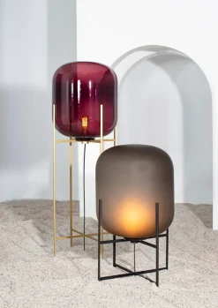 Pamono Oda Medium Aubergine Black Floor Lamp by Pulpo><noscript><img width=